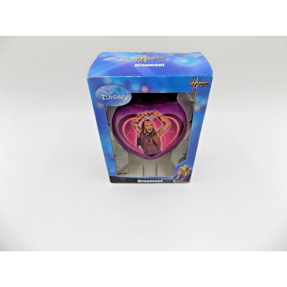 DISNEY HANNAH MONTANA HEART‎ SHAPED ORNAMENT - Picture 2 of 4